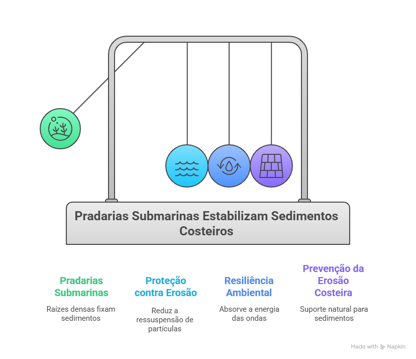 Estabilização de sedimentos e proteção contra erosão