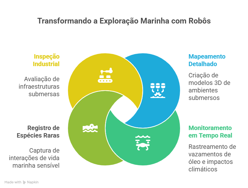 Robôs Autônomos e o Futuro da Pesquisa Marinha: Aplicações Inovadoras