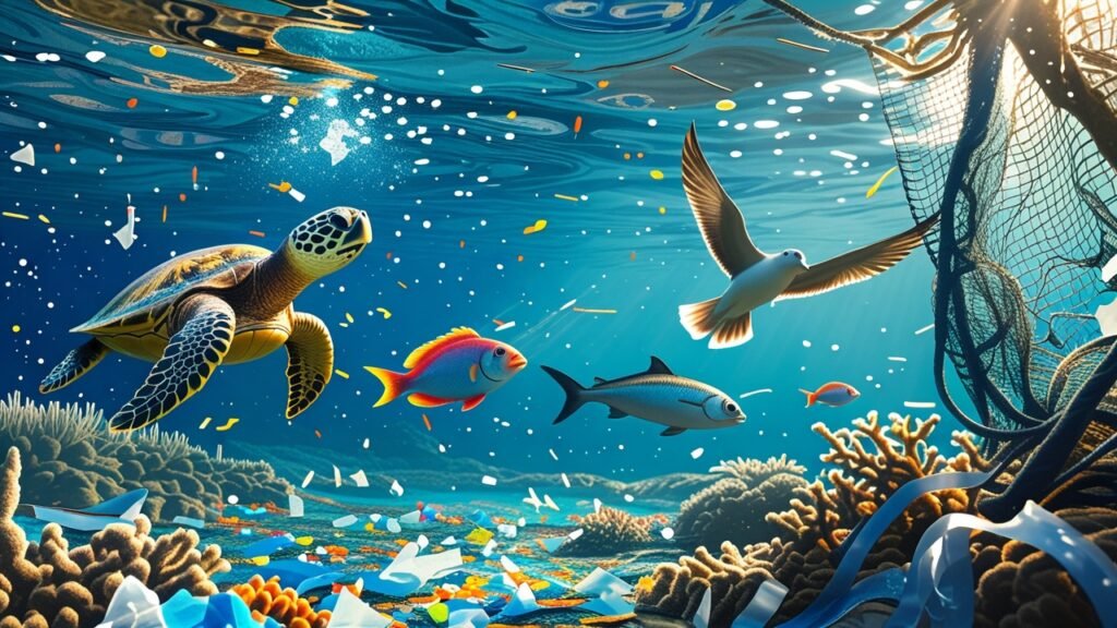 Microplásticos e os Impactos nos Ecossistemas Oceânicos